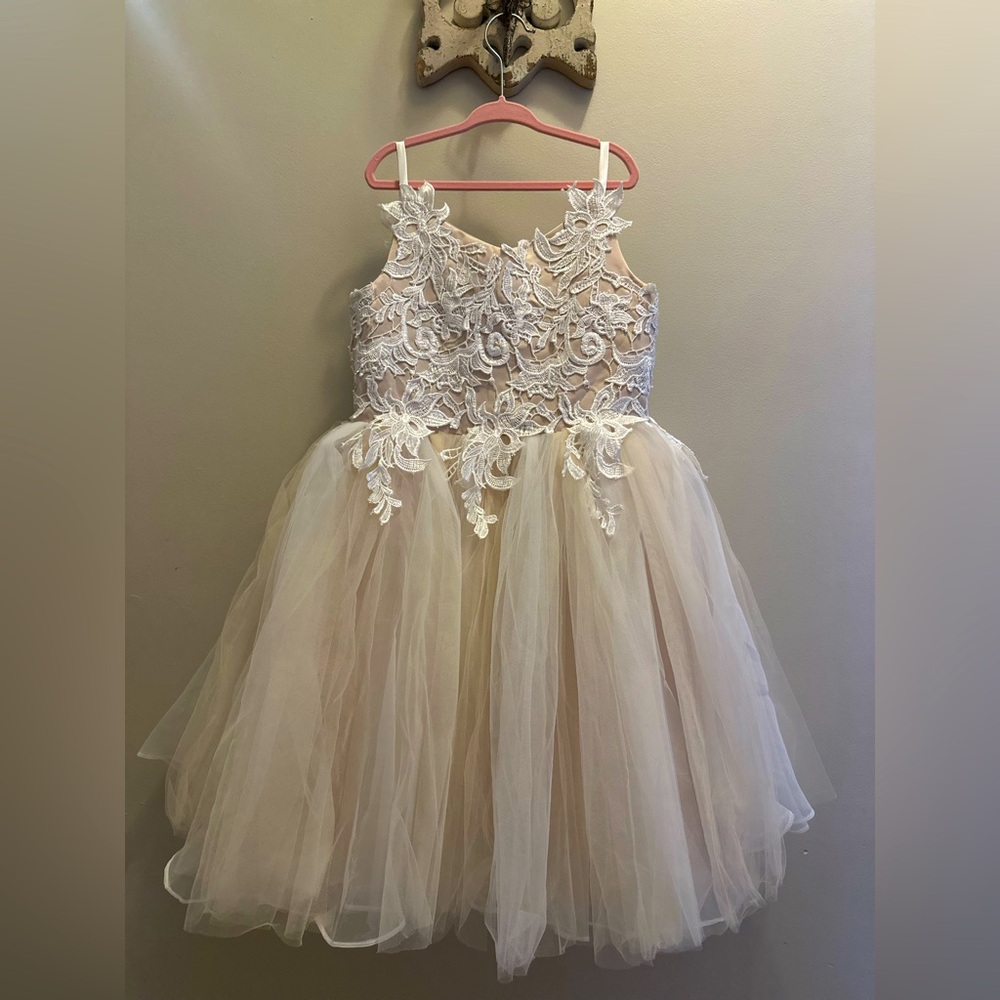 Curtsy Tutu Frock Dress Communion
Wedding Flower Girl size 8